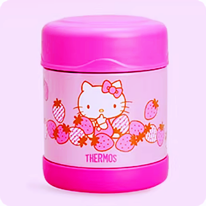 膳魔师304不锈钢可爱卡通食物罐