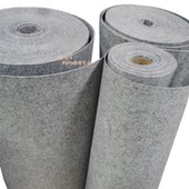 5mm加厚 麻灰色毛毡针刺无纺布墙面黑板背景不织布内胆包面料