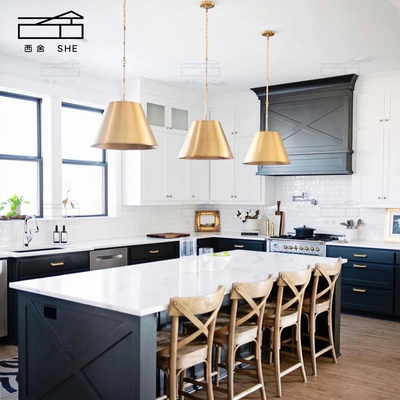 VC1:1Goodman美式全铜别墅餐厅岛台吧台过道浴室厨房设计师吊灯