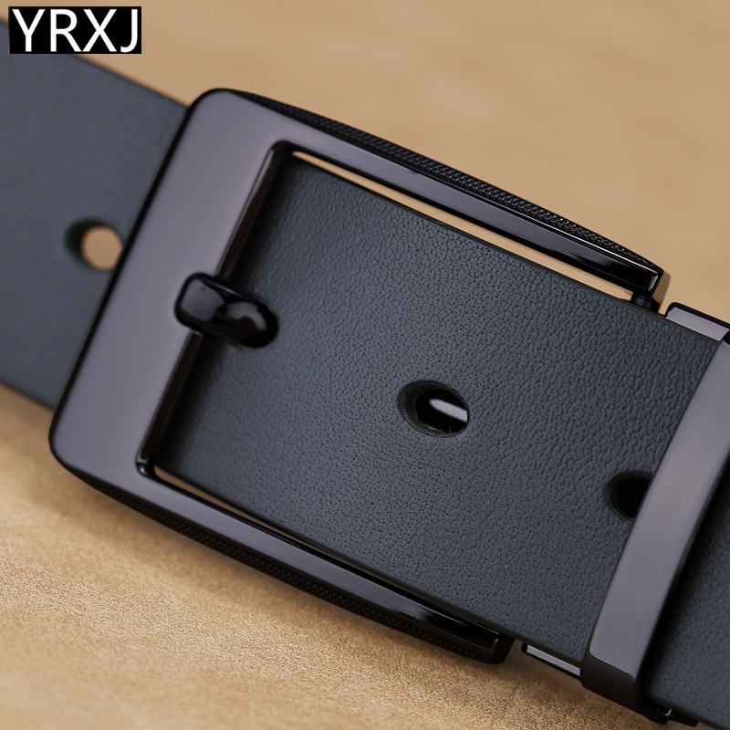 YRXJ男士头层牛皮皮带休闲商务