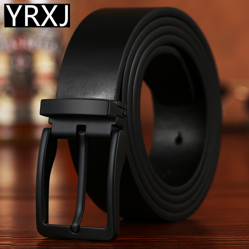 针扣商务休闲风青年潮人牛皮腰带