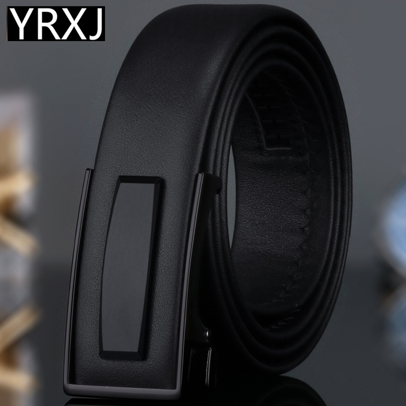 yrxj头层牛皮自动扣腰带男士休闲