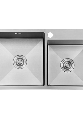 80x43 85x45 88x48 92x45 90x45 厨房不锈钢水槽双槽洗菜盆洗碗池