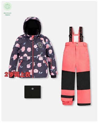 出口加拿大订单DeuxParDeux男女童滑雪服上衣防水5000mm零下30度
