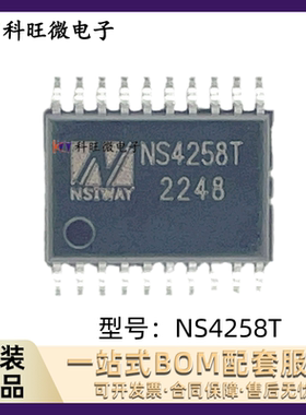 原装正品 NS4258T TSSOP-20 音频功率放大器 集成电路芯片