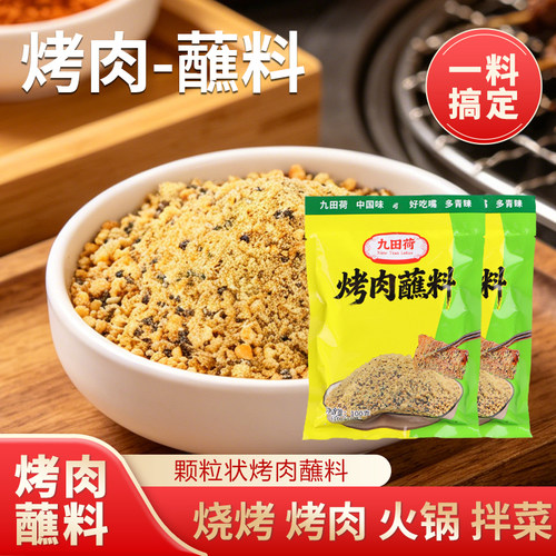 九田荷香辣蘸料100g韩式烤肉蘸料五香100g特辣干碟烧烤粉调料干料