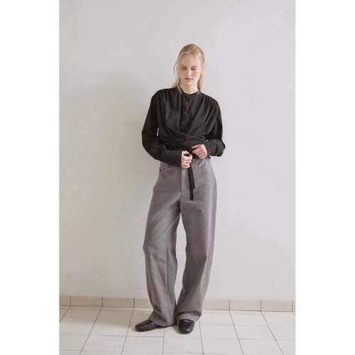 韩国小众品牌LENUEE百搭休闲加绒牛仔弯刀裤