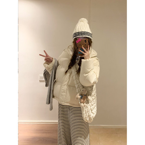 90白鸭绒冬季韩系羽绒服