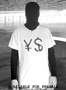 372-短袖男 YE KANYE WEST X TY DOLLA  ¥ $