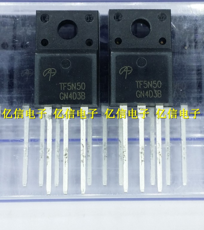 TF5N50 AOTF5N50 5A500V N沟道 MOS场效应管直插TO220F 进口原装