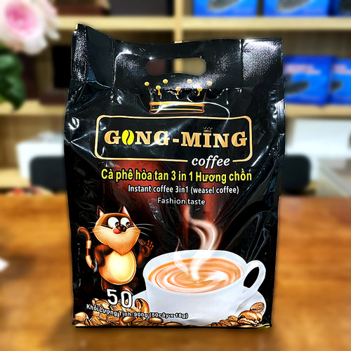 越南进口贡明速溶三合一咖啡饮品