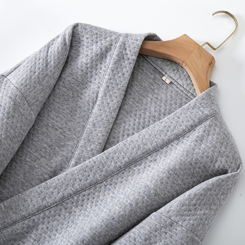 日式和服睡衣男式空气层夹棉大码