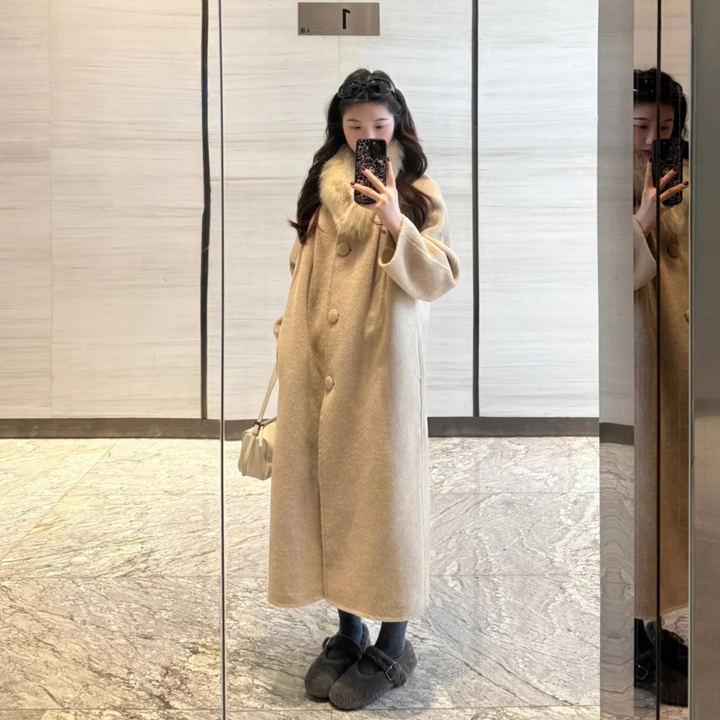 杏仁黄色圆领单排扣毛呢外套女秋冬季温柔风中长款减龄呢子大衣,女装/女士精品,毛呢外套,淘宝优惠券,粉丝福利购,淘宝优惠卷