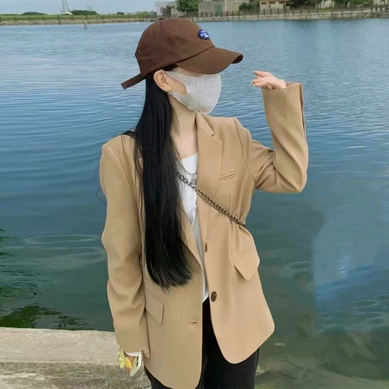 高级感高品质休闲西装外套女
