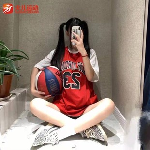 JORDAN 男女透气黑红公牛23篮球训练运动背心CZ2500 AIR NIKE 687