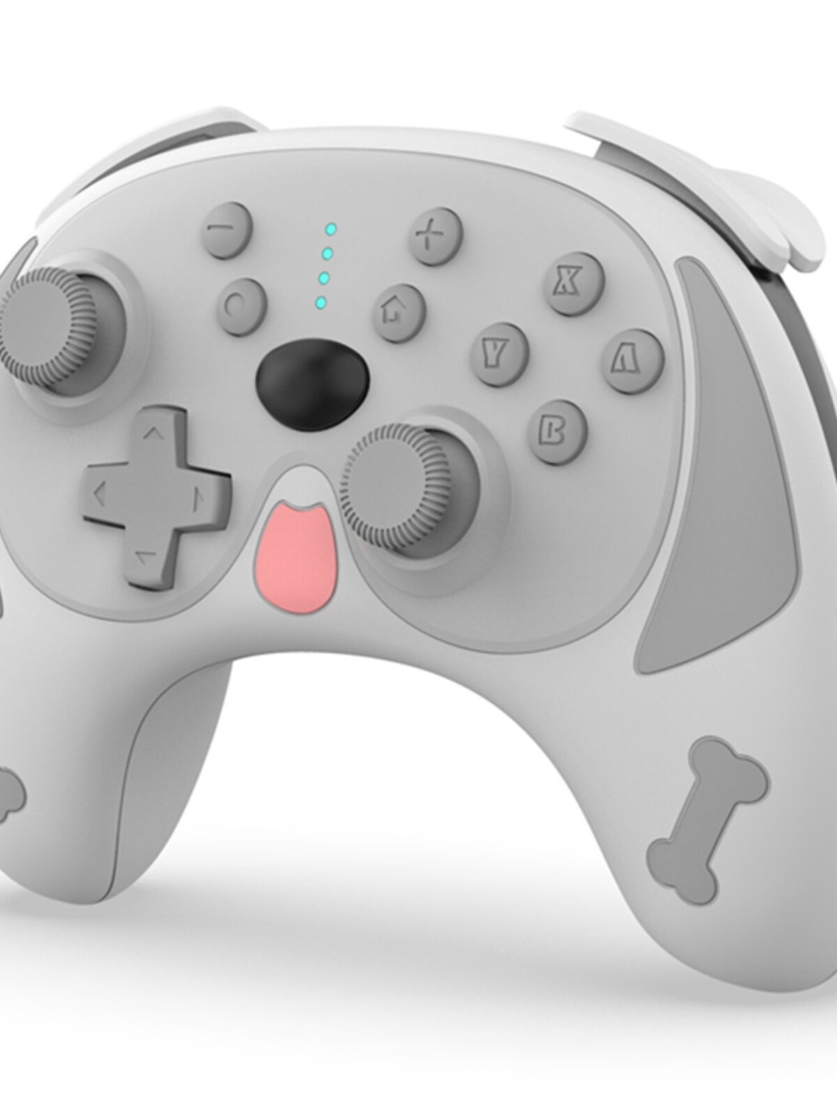 CARTOON PUG HANDLE SWITCH PRO WIRELESS BLUETOOTH GAMEPAD NS SOMATOSENSORY VIBRATION WAKE-UP FUNCTION