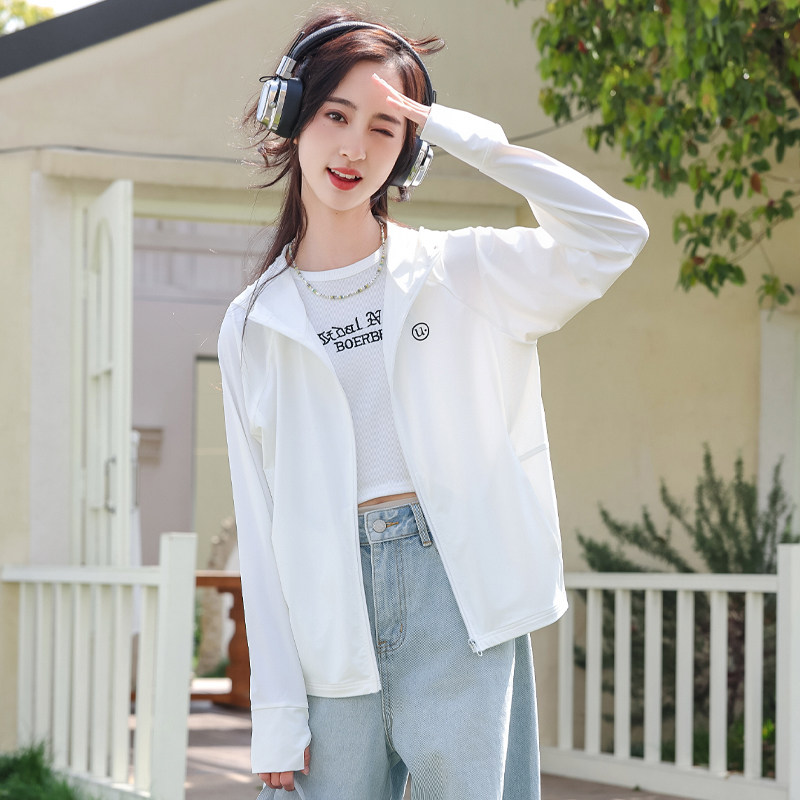 女大童夏季防晒衣薄款冰丝连帽骄骄虎2025新款初中生户外外套7247