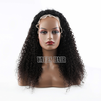 前蕾丝全人发真发假发头套 Frontal Lace Wigs kinky curly