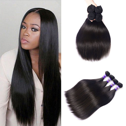 8A bundles hair peruvian virgin Straight human hair
