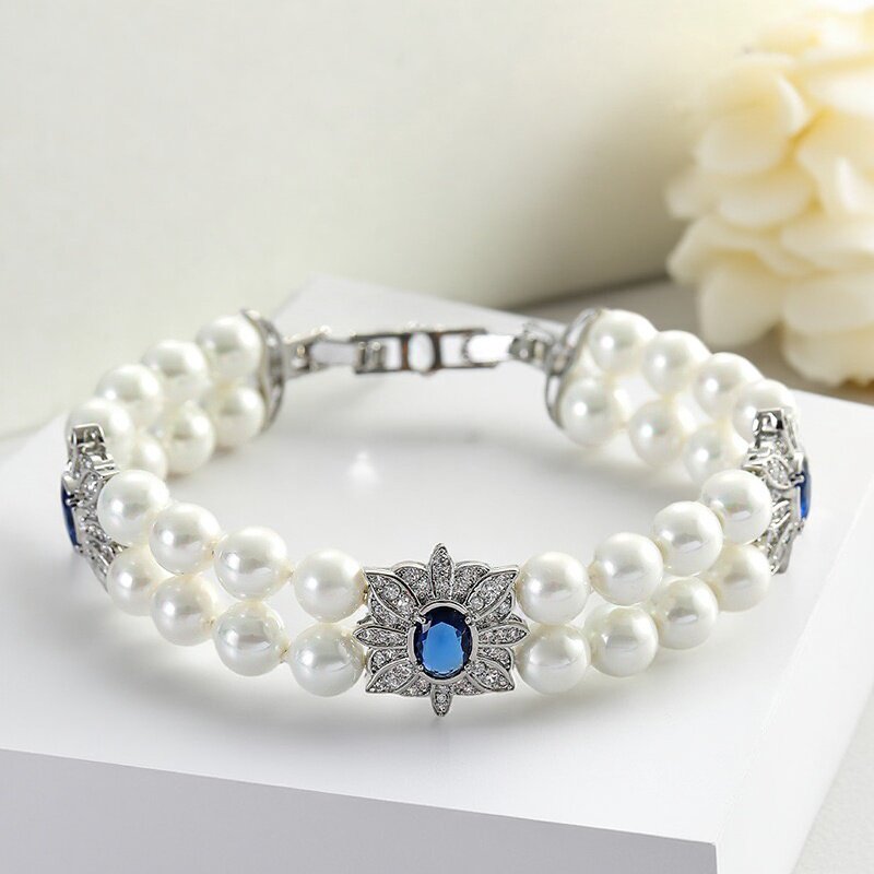 魔猫昭昭高级感轻奢纯银镀金锆石春夏新款手镯开口手链小众韩版