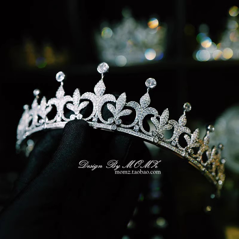 法式高级感公主成年生日结婚皇冠头饰奢华新娘明星同款主婚纱王冠