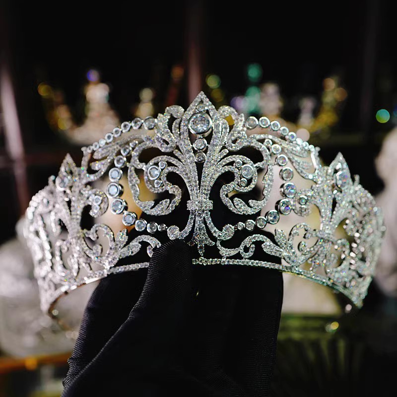 高端重工皇冠头饰复古新娘结婚
