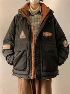23/冬 90%白鸭绒高品质连帽羽绒服工装外套2350-P320图片
