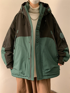 23/冬 90%白鸭绒高品质连帽羽绒服工装外套2337-P330图片