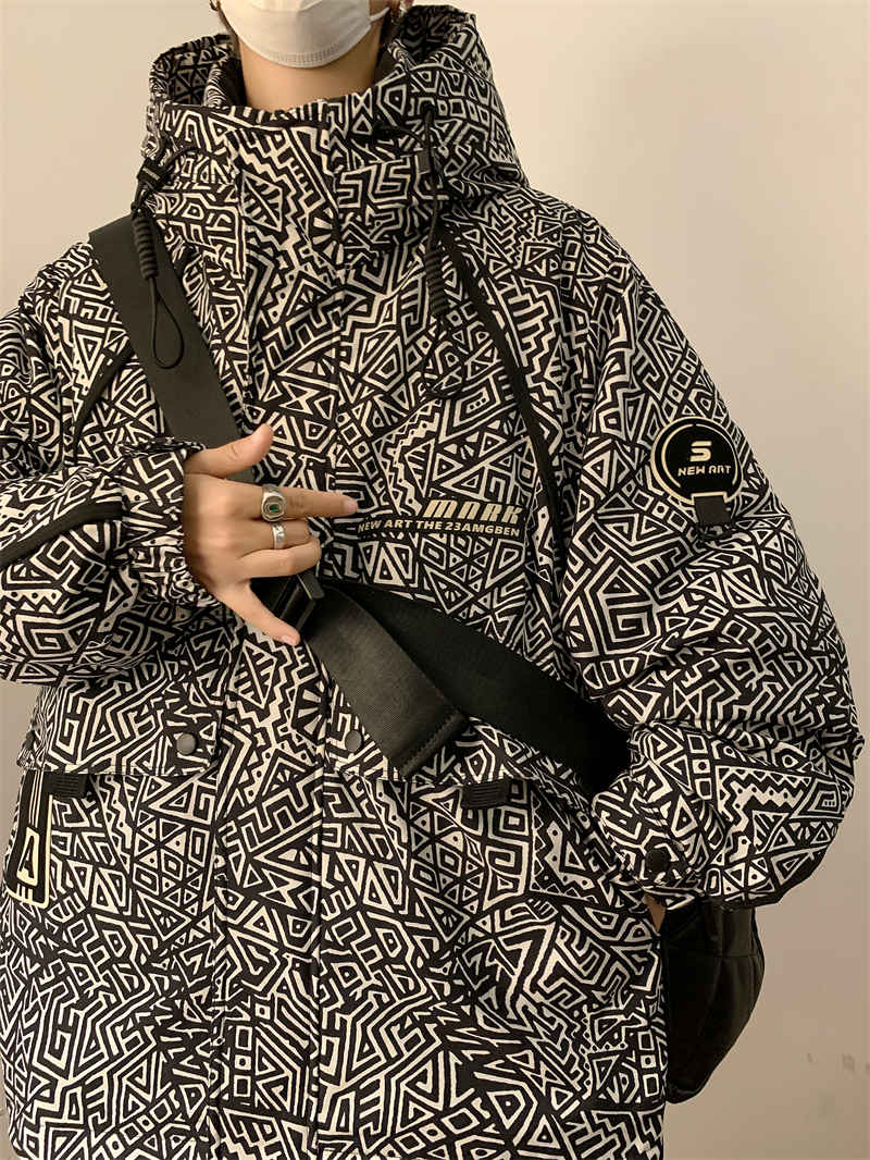 23/冬90%白鸭绒高品质连帽羽绒服工装外套2321-P310，男装羽绒服，电商A171