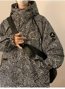 23/冬 90%白鸭绒高品质连帽羽绒服工装外套2321-P310图片