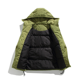 YR88/P210控288冬装羽绒服男连帽防风防水冲锋衣潮流宽松外套上衣，男装羽绒服，电商A171