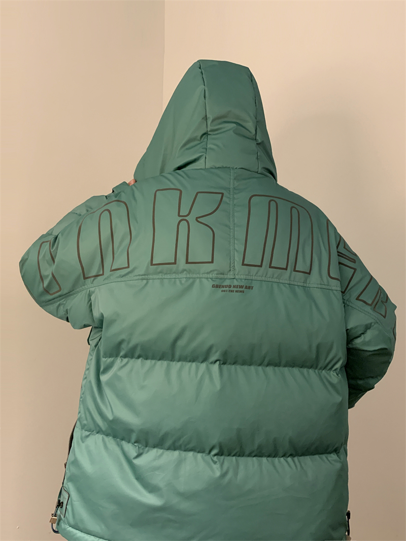 23/冬90%白鸭绒高品质连帽羽绒服潮流大码外套2319-P300，男装羽绒服，电商A171