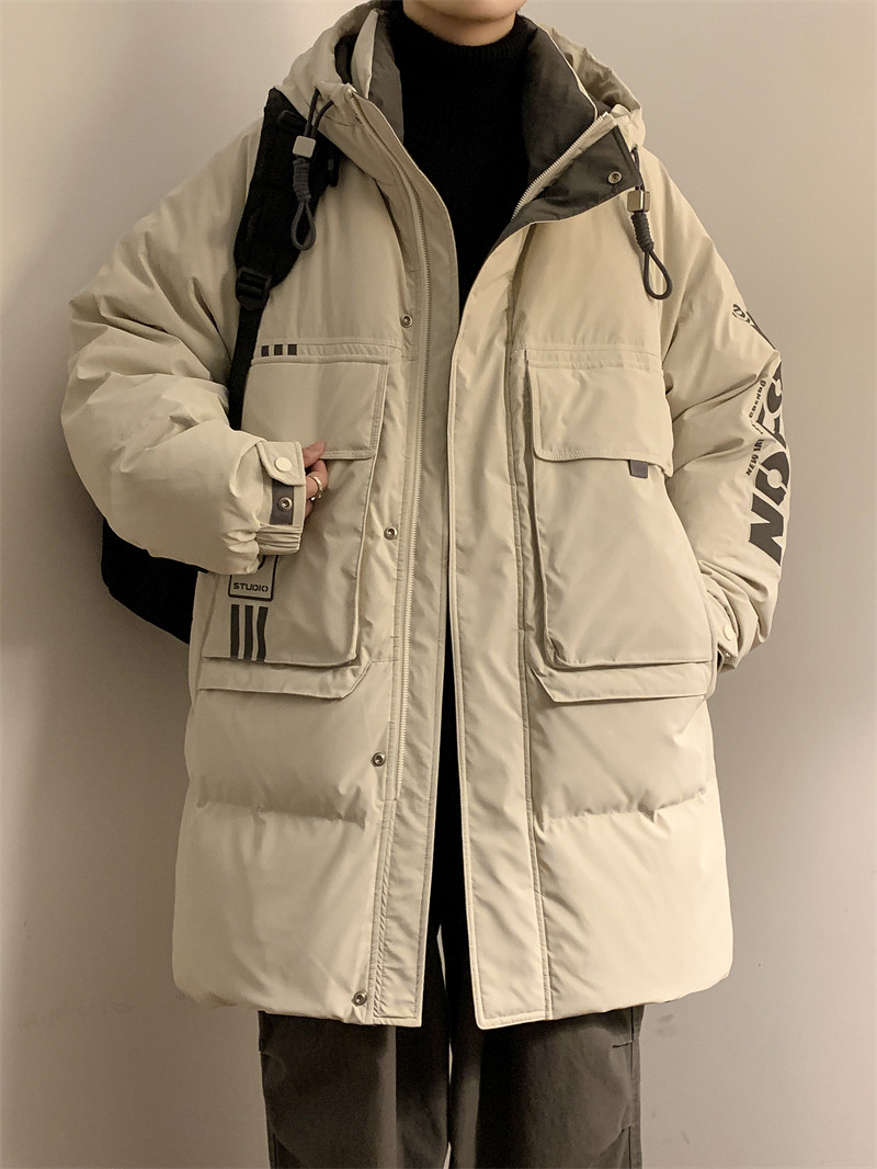 23/冬新款90%白鸭绒连帽加厚中长款羽绒服男1111-P360,男装羽绒服,电商A171