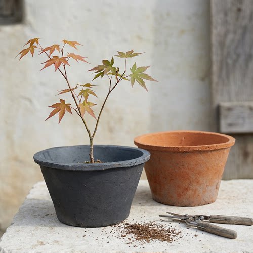 复古怀旧花盆粗陶文艺新中式