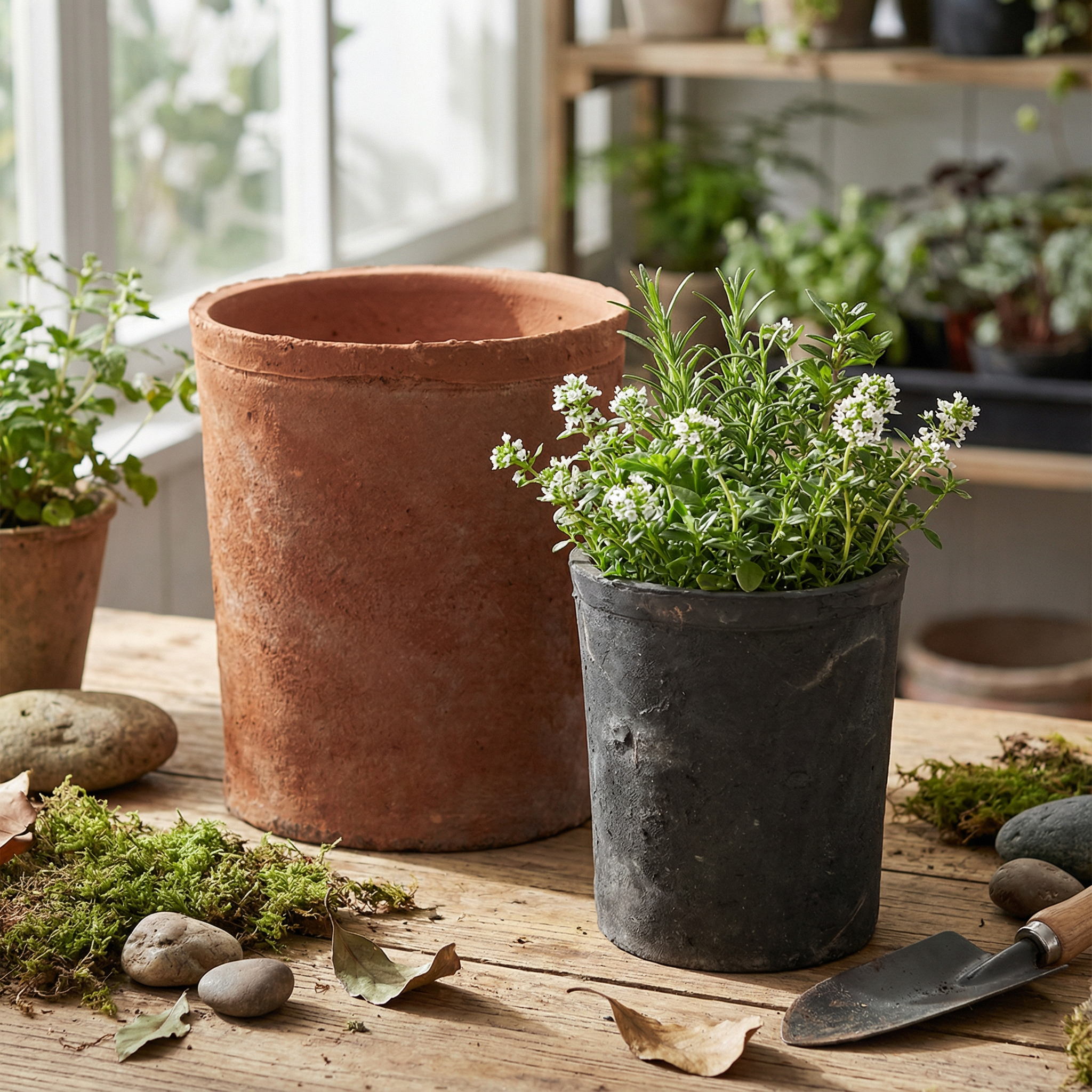 老桩阳台多肉花盆泥瓦盆高款专用透气黑陶吸水瓦盆水仙陶盆做旧小,鲜花速递/花卉仿真/绿植园艺,花盆,淘宝优惠券,粉丝福利购,淘宝优惠卷