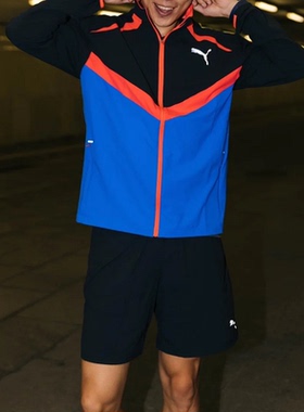专柜正品 PUMA/彪马 ULTRAWEAVE 男子超轻面料运动跑步夹克外套
