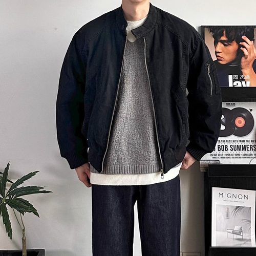 WHICHONE90白鸭绒复古立领羽绒服