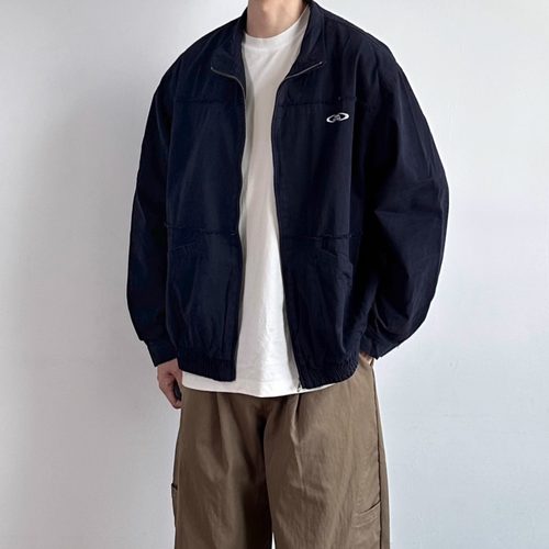 WHICHONE 日系秋季复古立领工装夹克休闲百搭外套上衣