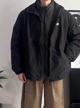 WHICHONE冬季90白鸭绒冲锋衣羽绒服三合一外套两件套羽绒袄