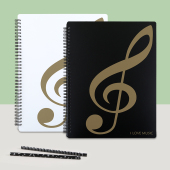 30孔不反光20页钢琴乐谱修改夹曲谱夹琴谱夹乐器乐谱可修改文件夹