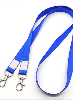 1.5cm宽双钩挂绳 工作证胸牌挂绳卡套展会证参会证双头