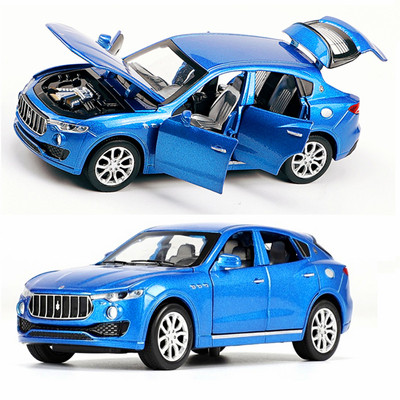 玛莎拉蒂合金灯光回力礼汽车模型