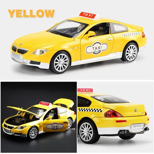 宝马仿真合金模型儿童玩具出租车
