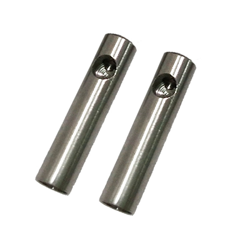 外径6毫米空竹杆头不锈钢直孔头