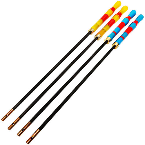 牛筋拼接碳素单头空竹抖杆拧碗托