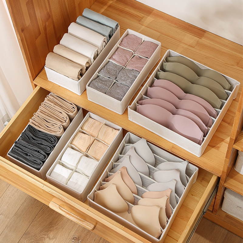 衣柜布艺衣服收纳箱分格分层