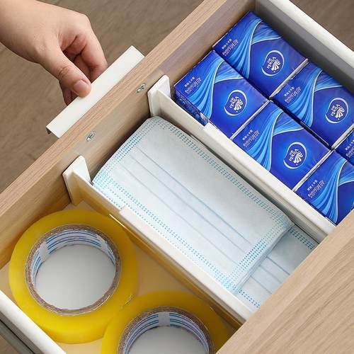 伸缩隔板可伸缩分格收纳板