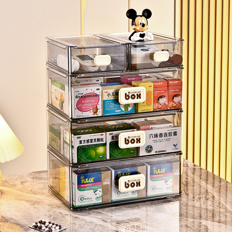 邦佳宜多层药品收纳盒可叠加药箱