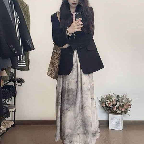 黑色小西装外套2026春秋款高级感设计小个子短款休闲西服p80k138,商品下架区,浙宝318