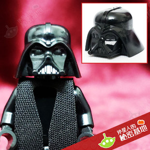 乐高 LEGO 黑武士头盔 人仔穿戴零件 达斯维达面罩 呼吸面具